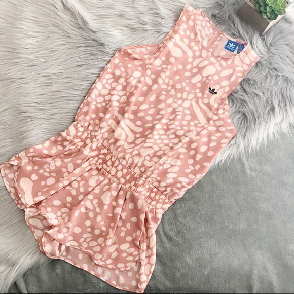 adidas Pants - Adidas || Chiffon Animal Print Romper Size M